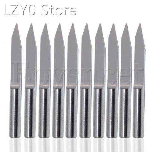 10Pcs Precise 0.7mm 30 Degree CNC Router Tool Engraving Bits