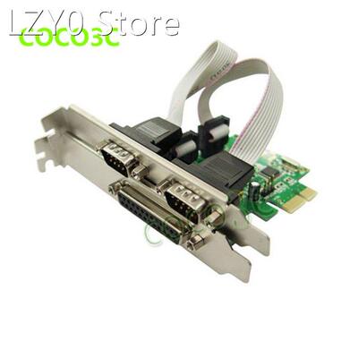 PCI-e Combo 2 Serial + 1 Parallel IEEE 1284 Controller card