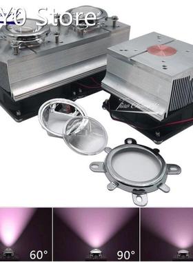 LED chip Radiator Heatsink DC12V fan lens Kits for 20W 30W 5