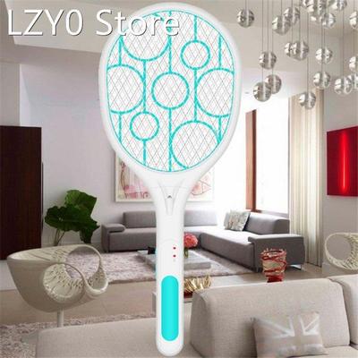 Electric Mosquito Swatter Insect Racket 3600V Bug Zapper USB