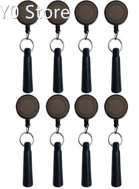 8Pcs Elastic Silicone Retractable Pencil Holder, Duty Retrac