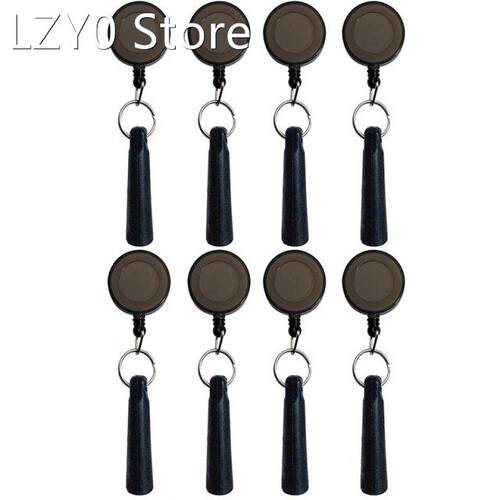 8Pcs Elastic Silicone Retractable Pencil Holder, Duty Retrac