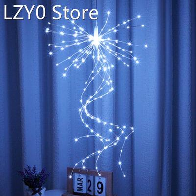 200 Leds Festival Hanging Starburst String Lights Holiday La