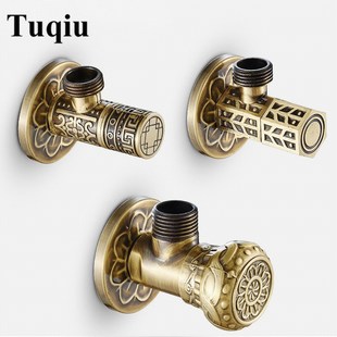 Brass Angle Valve Water Control Valve Antique Bronze Corner