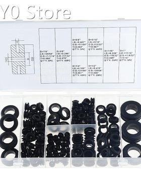 180PCS/BOX 1in -7/8in Rubber Grommets 8 Popular Sizes Retain