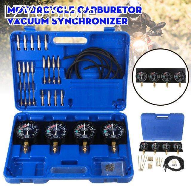 4pcs Universal Professional Fuel Vacuum Carburetor Synchroni - 实物图