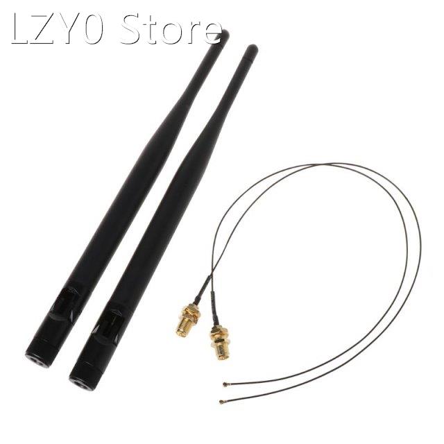Wifi Antenna Signal Cable Set for Intel AC 9260 9560 8265 82