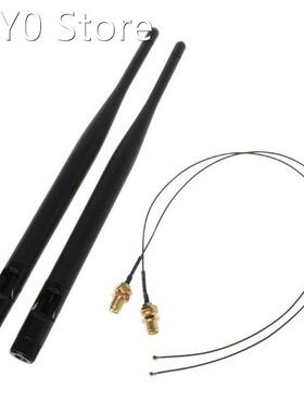Wifi Antenna Signal Cable Set for Intel AC 9260 9560 8265 82