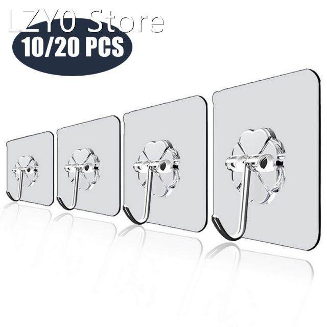 10pcs/20pcs transparent strong self adhesive door wall hange