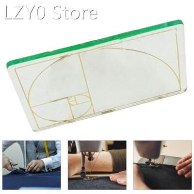 Multi-purpose Acrylic Ruler Golden Section Finder Golder Rat