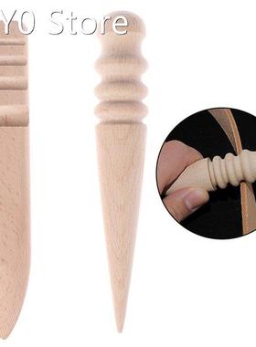 Handmade Burnishing Rod Leather Craft Edges Slicker Round Wo
