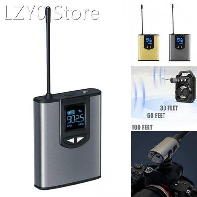 UHF Interview Wireless Lavalier Microphone with Audio Monito