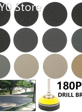 180pcs 2 Inch Sandpaper Sanding Disc Set Wet Dry Sandpaper