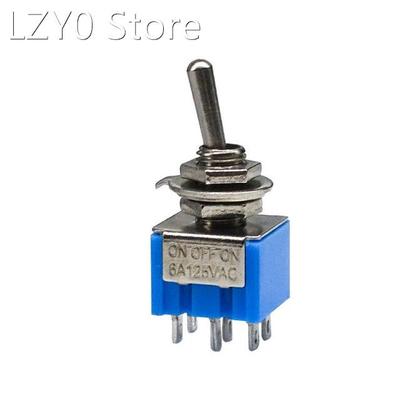 copper feet 20Pcs 50pcs ON- OFF-ON MTS-203 6Pin 3 Position