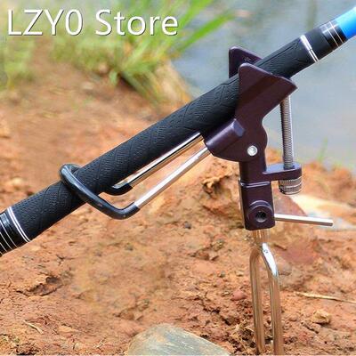 Fishing Rod Pole Holder Stainless Steel Ground Insert Suppor