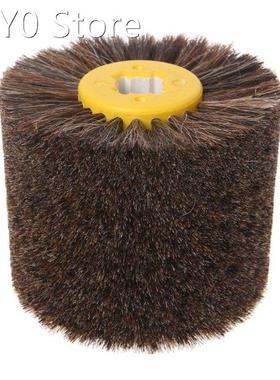 Deburring Horsehair Round Brush Head Polishing Grinding Buff
