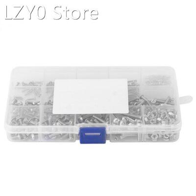 WALFRONT 480pcs/Set M2/M3/M4 Stainless Steel SS304 Hex Socke