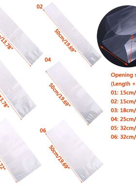 50pcs 6 Sizes Mushroom Growth Bags High Temperature Plastic
