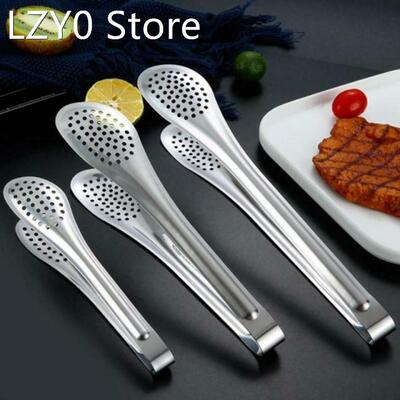 Kitchen Stainless Steel Dish Salad Tongs for Hot Pot Baking