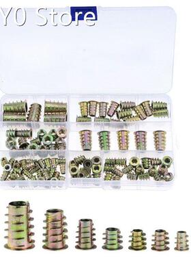 100PCS/Box Zinc Alloy Furniture Hex Socket Screw Inserts M4