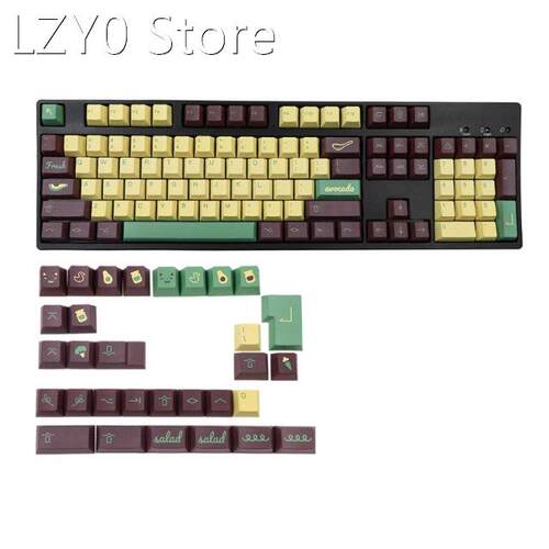 135Keys / Set Cherry Profile Custom Original Avocado Keycaps