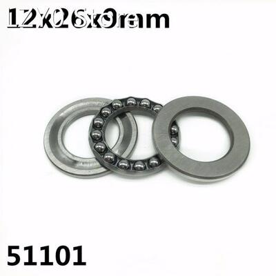 2Pcs 51101 12x26x9mm Axial Thrust Ball Bearings 8101 High qu