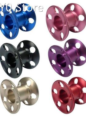 Five Hole Wire Wheel Spool Aluminum Alloy Diving Reel Oxidat