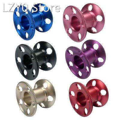 Five Hole Wire Wheel Spool Aluminum Alloy Diving Reel Oxidat