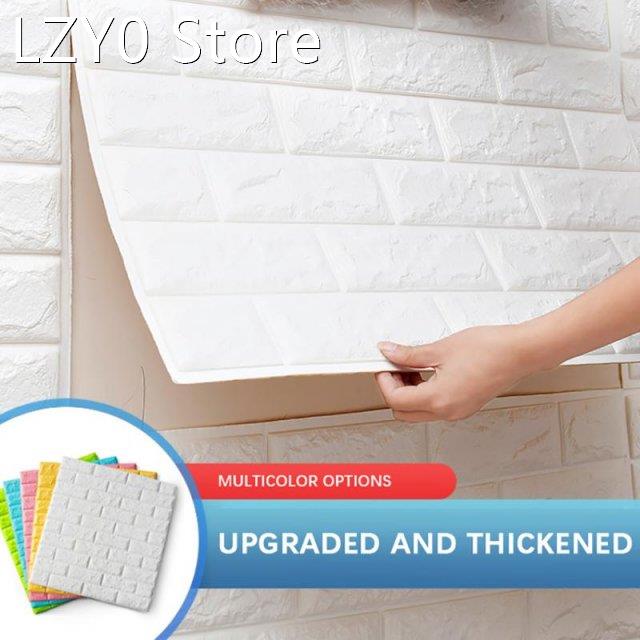 DIY 3D Wall Sticker Imitation Brick Bedroom Decoration Water