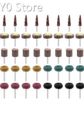 50Pcs Buffing Polishing Wheel Kit,1 Inch Abrasive Buffer Whe