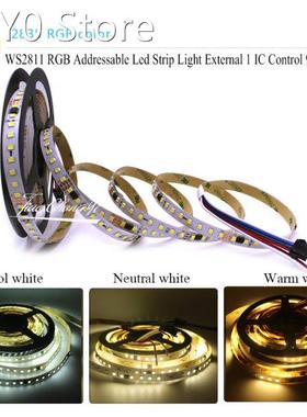 WS2811 2835 126LED/M DC12V White/ Warm White Single Color Pi