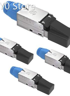 4 Pcs RJ45 Connector Tool-Free for Installation Cable Cat8 C