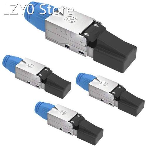 4 Pcs RJ45 Connector Tool-Free for Installation Cable Cat8 C