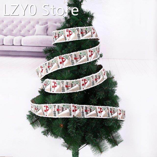 2022 new holiday christmas ribbon for gift package wrapping