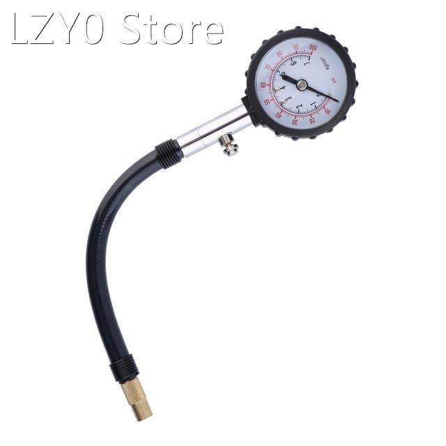Meter Tire Pressure Gauge 0-100PSI Auto Car Bike Motor Tyre