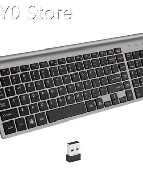 2.4G Wireless Keyboard 104-Key Keyboard USB Portable Silent