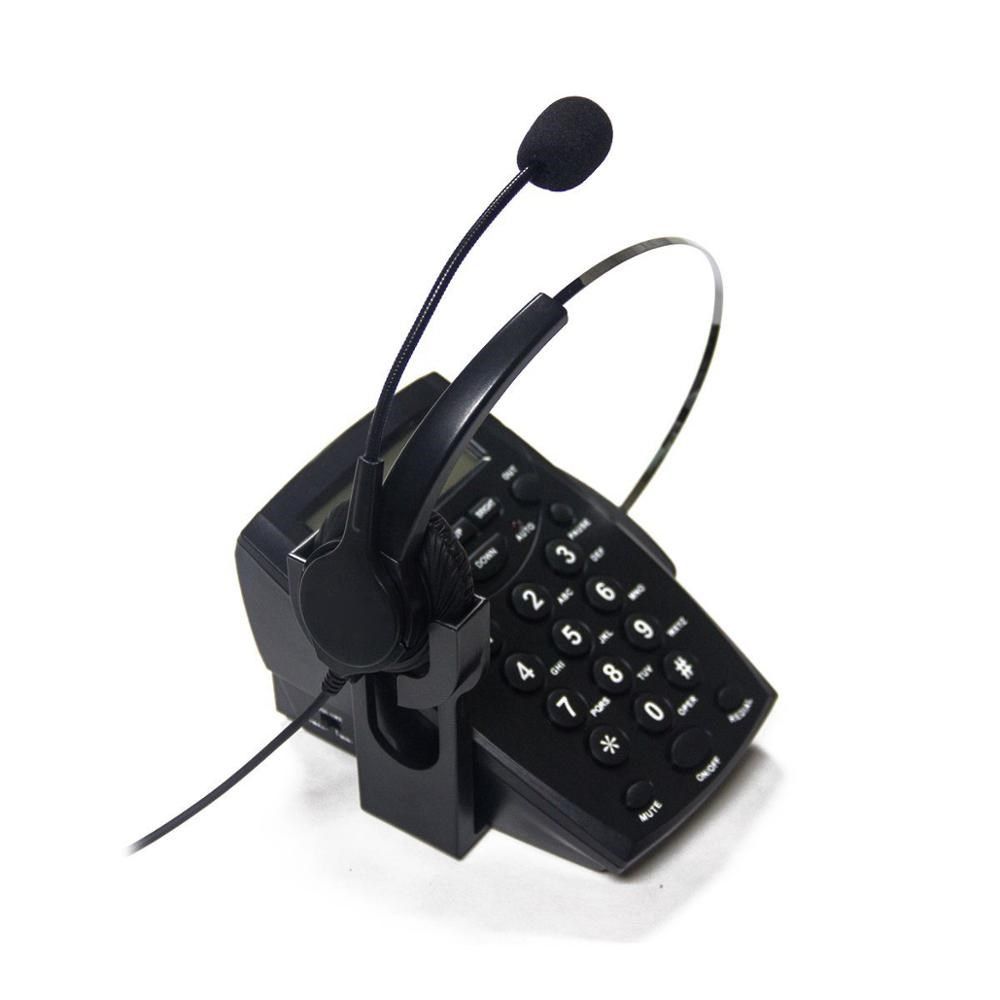 Corded Headset Telephone Hands Free Noise Cancelling Telepho