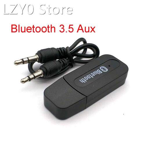Stereo 3.5 Bluetooth Receiver Wireless For Car Music Audio B