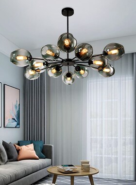 Modern Glass Chandelier Home Indoor Decor Dining Room Hangin