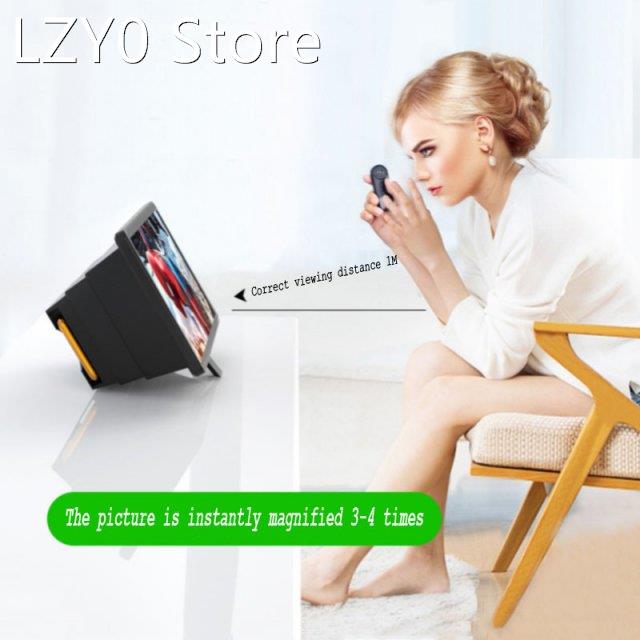 8 Inch 3D Mobile Phone Screen Amplifier Foldable And Portabl