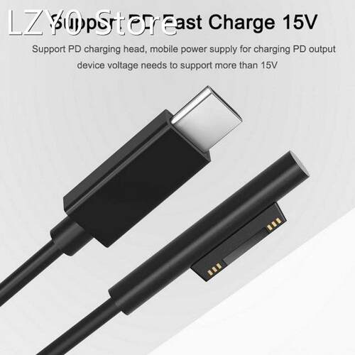 Charger Adapter Cable For Microsoft Pro 7 3 4 5 6 15v 3A Pd