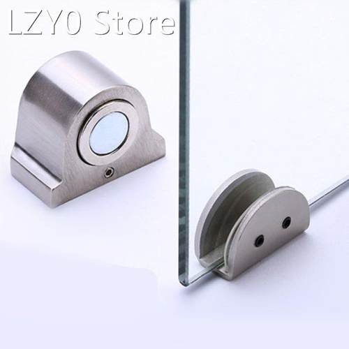 Magnet Glass Door Stop Stainless Steel Door Stopper Magnetic