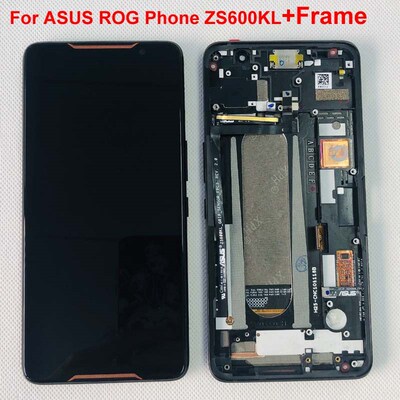 original With Frame For 6.0'' ASUS ROG Phone ZS600KL LCD Sc