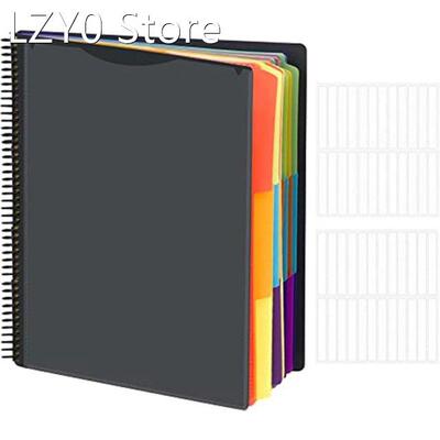 24 Pocket Project Organizer With 12 Dividers, File Folder Or