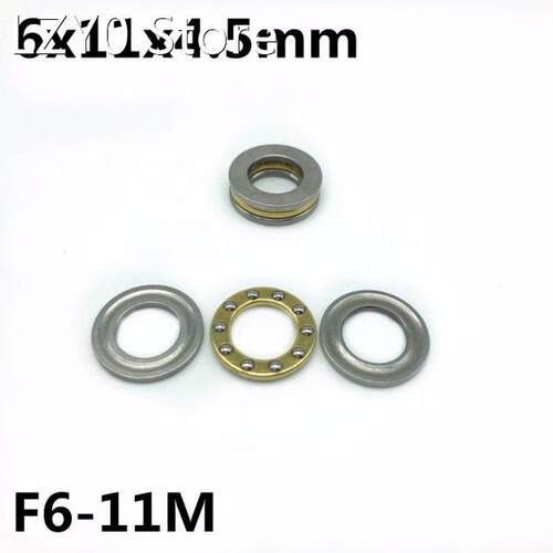 50Pcs F6-11M 6x11x4.5 mm Axial Ball Thrust Bearing plane thr