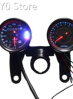 12V Motorcycle Odometer Speedometer LED Backlight Tachometer