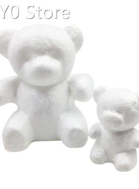 15*10cm Modelling Polystyrene Styrofoam Foam Bear Model Hand