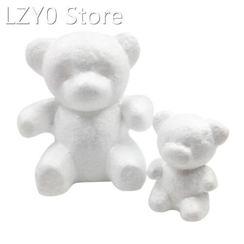 15*10cm Modelling Polystyrene Styrofoam Foam Bear Model Hand