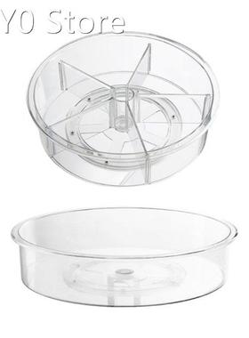 Round Turntable Spining Organization Clear Acrylic Rotating