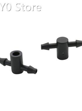 60 Pcs 4mm to 2-way 3mm barb Connector Greenhouse Drip irrig